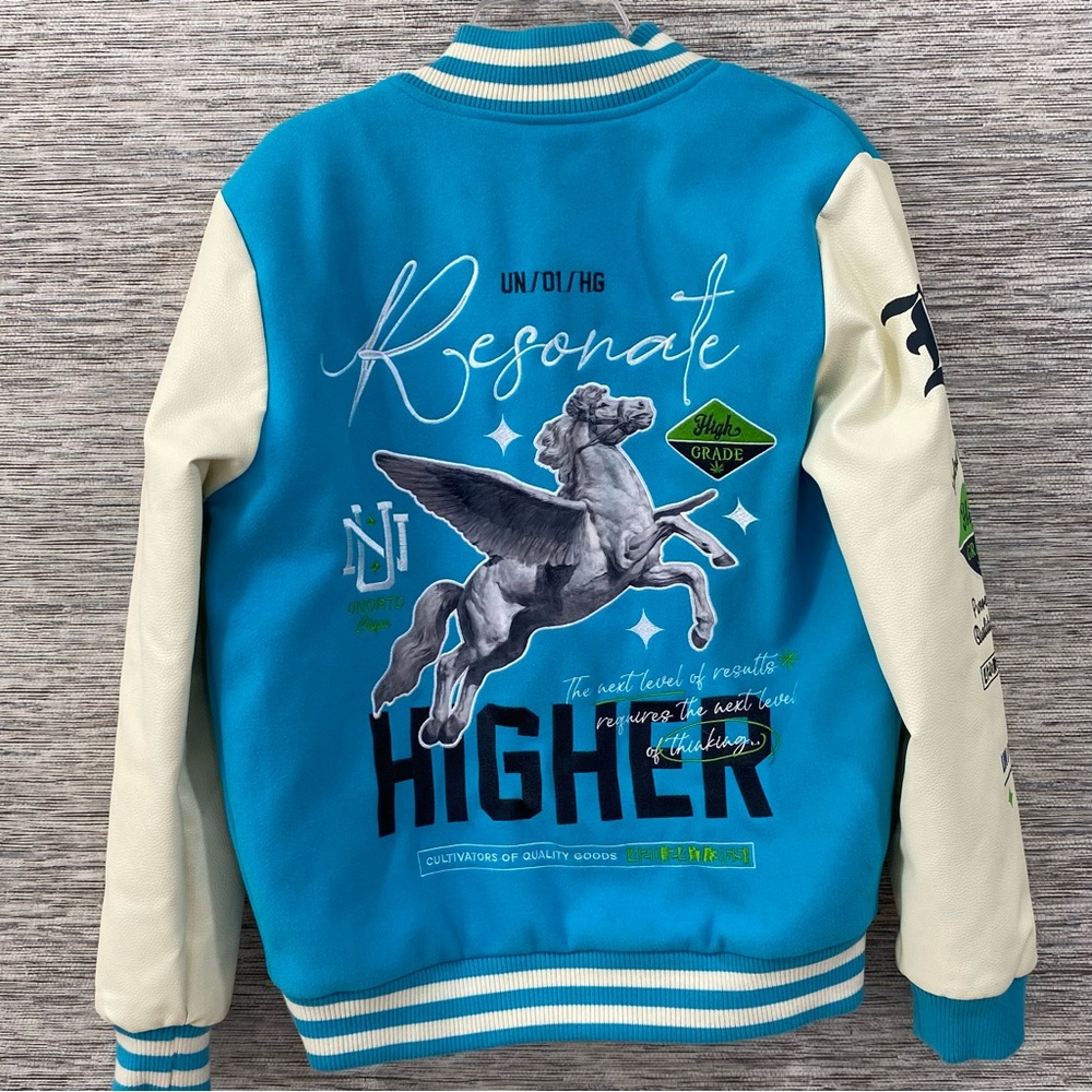 🔥 UN / NJ Pegasus Varsity Jacket | Cultivators of Quality | Size L Hype Beast
